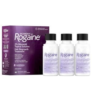 Rogaine Women's 2% Minoxidil Topical Solution for Womens Hair Thinning 6 Fl Oz